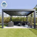 Automatic Patio Gazebo Manufacturer - OEM 3x4 Modern Opening Louvred Roof Luxury