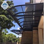 Clear Aluminum Door Canopy Factory - OEM DIY Rain Cover Balcony Awning