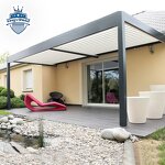 Retractable Gazebo Factory - OEM High Quality 6x4 Louvered Roof Electric Custom