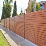 Aluminum Slat Fence Panel Factory - OEM Cheap Black Grey Privacy No Dig