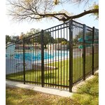 Steel Wrought Iron Fence Supplier - OEM Wholesale Residential Perforated Picket