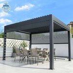 Fully Automatic Pergola Manufacturer - OEM Retractable Sliding Folding Louvered