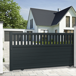 Electric Sliding Gate Factory - OEM Modern House Outdoor Main Metal Automatic