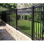 Galvanized Fence Manufacturer - OEM Hot-selling Design Wrought Iron Spear Top