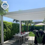Motorised Outdoor Garden Gazebo Supplier - OEM 6x4 Modern Luxury Bioclimatic Pergola