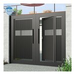 Automatic Swing Gates Manufacturer - OEM Latest 3D Aluminum Metal Double Gate