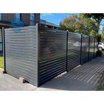 Garden Aluminum Fence Supplier - OEM Easily Assembled Privacy Wind Resistance
