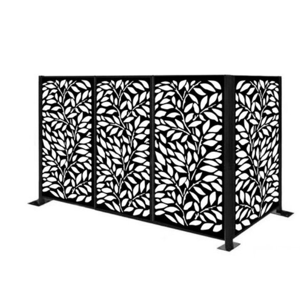 Ornamental Fence Supplier - OEM Custom Laser Cut Metal Privacy Sheet Garden