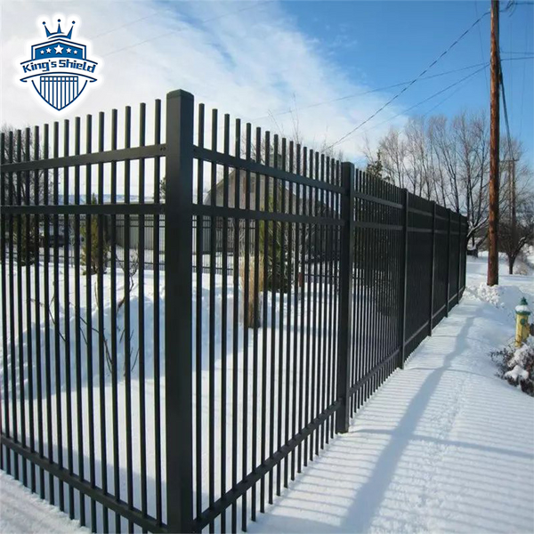 Spear Top Steel Fence Factory - OEM Customizable Ornamental Galvanized Design