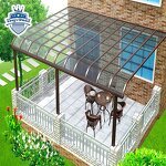 Transparent Aluminum PC Sheet Supplier - OEM Modern Color Window Awning