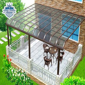 Transparent Aluminum PC Sheet Supplier - OEM Modern Color Window Awning