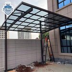 Aluminum Frame Canopy Supplier - OEM Outdoor Polycarbonate Awning Front Door