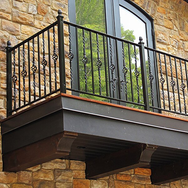 Aluminum Fence Railing Manufacturer - OEM Decorative High Quality Balcony Stair