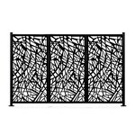 Ornamental Fence Supplier - OEM Custom Laser Cut Metal Privacy Sheet Garden