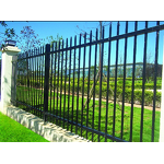 Black Metal Fences Manufacturer - OEM Wholesale 6ftx8ft Anti Rust Galvanized