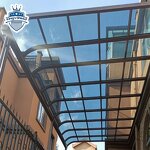 Aluminum Frame Canopy Supplier - OEM Outdoor Polycarbonate Awning Front Door