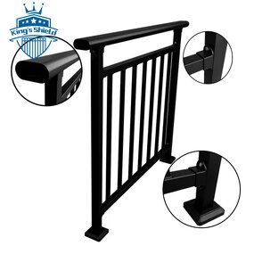 Modern Metal Railings Supplier - OEM Outdoor Aluminum Balcony Stair Deck