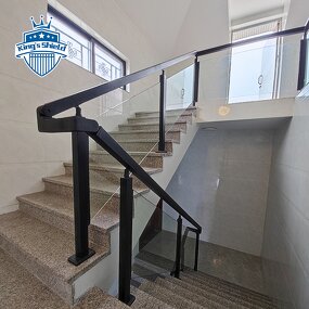 Aluminum Balcony Railing Supplier - OEM High Quality Assembled with Tempered Glass