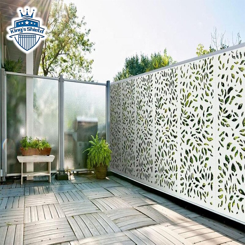 Laser Cutting Metal Screens Supplier - OEM 6mm Aluminium No Rust Privacy Fence