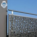 Laser Cutting Metal Screens Supplier - OEM 6mm Aluminium No Rust Privacy Fence