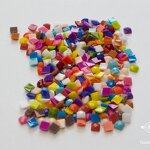Square Diamond Drills Manufacturer - OEM DMC 447 Colors Resin 2.5mm
