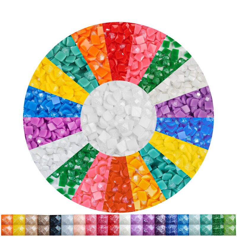 Fairy Dust Drills Factory - OEM DMC 447 Colors Square Resin