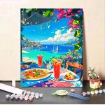 Digital Oil Painting Kit Manufacturer - OEM DIY Handmade Scenery