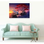 Oil Painting Canvas Factory - OEM Abstract Scenery Hand Painted