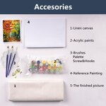 Paint by Number Kit Factory - OEM Custom Modern Wall Art Drop