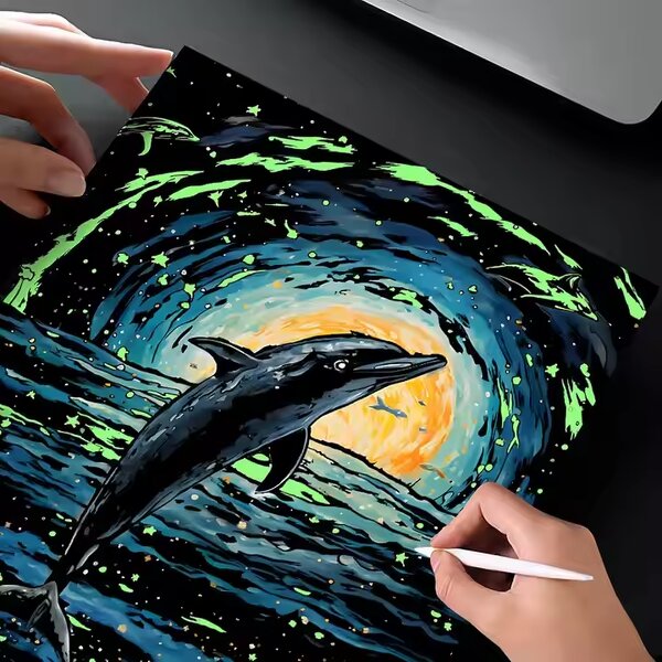 Luminous Scratch Painting Set Manufacturer - OEM DIY Glow in Dark