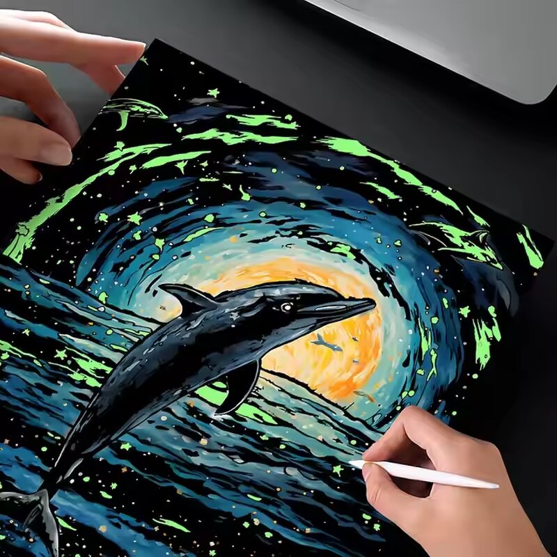 Luminous Scratch Painting Set Manufacturer - OEM DIY Glow in Dark