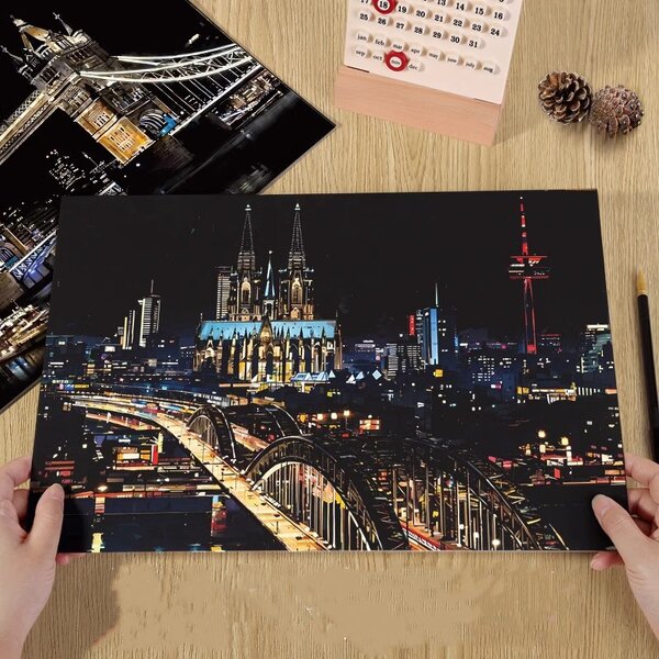 Scratch Art Paper Manufacturer - OEM Rainbow Scraping Magic Drawing