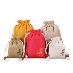Drawstring Storage Bag Factory - OEM Velvet Cotton Linen Custom
