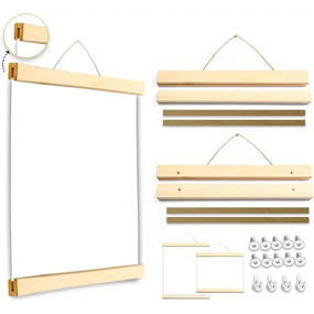 Wooden Scroll Canvas Frame Manufacturer - OEM Screw Fixed Hand Painted