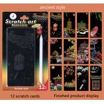 Scratch Art Paper Factory - OEM Rainbow Scraping Magic Creative