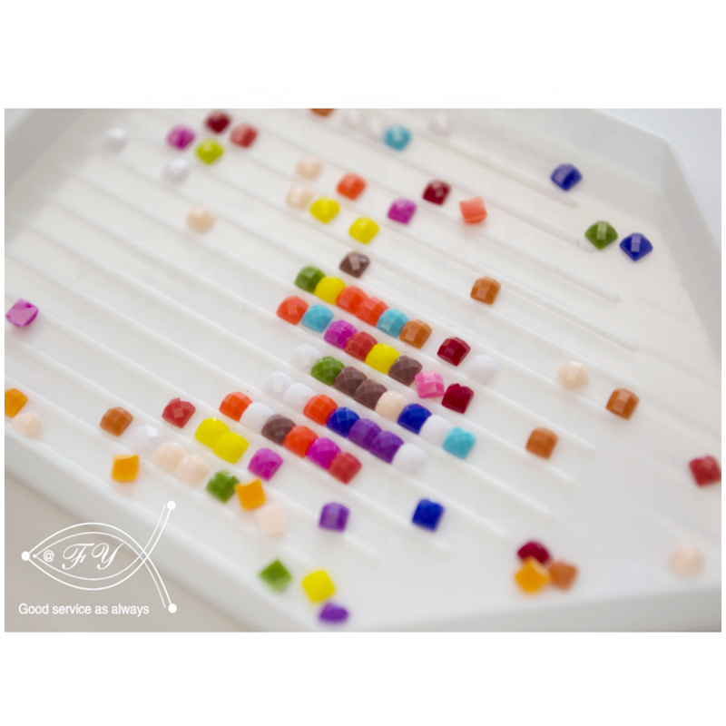 Square Diamond Drills Manufacturer - OEM DMC 447 Colors Resin 2.5mm