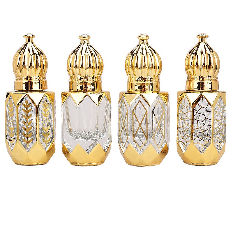 Mini Roll on Bottle Factory - OEM 10ml Gold Empty Roll-On Essential Oil Container