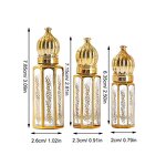 Mini Roll on Bottle Factory - OEM 10ml Gold Empty Roll-On Essential Oil Container