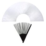Sublimation Clack Fan Supplier - OEM 13 Inch Blank Polyester Folding Fan