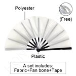 Clack Fan Blanks Manufacturer - OEM Sublimation Polyester Plastic Ribs Fan