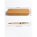 Bamboo Gel Pen Set Manufacturer - OEM Gift Case Pen for Signature Calligraphy