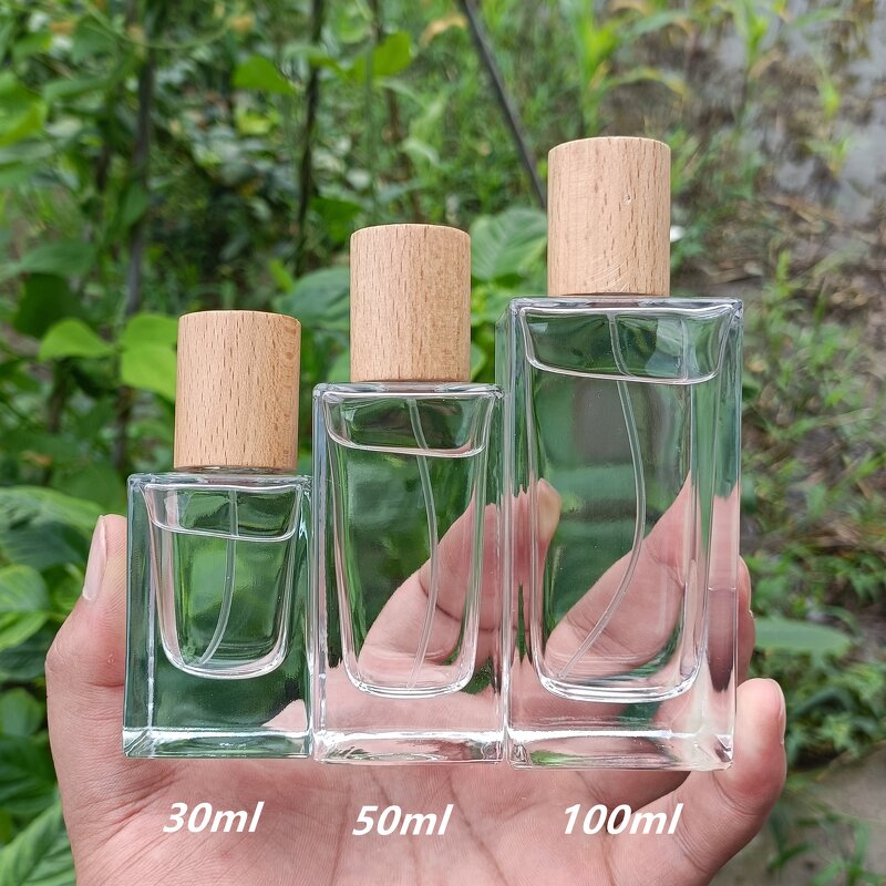 Refillable Perfume Bottle Supplier - OEM 50ml High-end Glass Spray Pump Atomizer