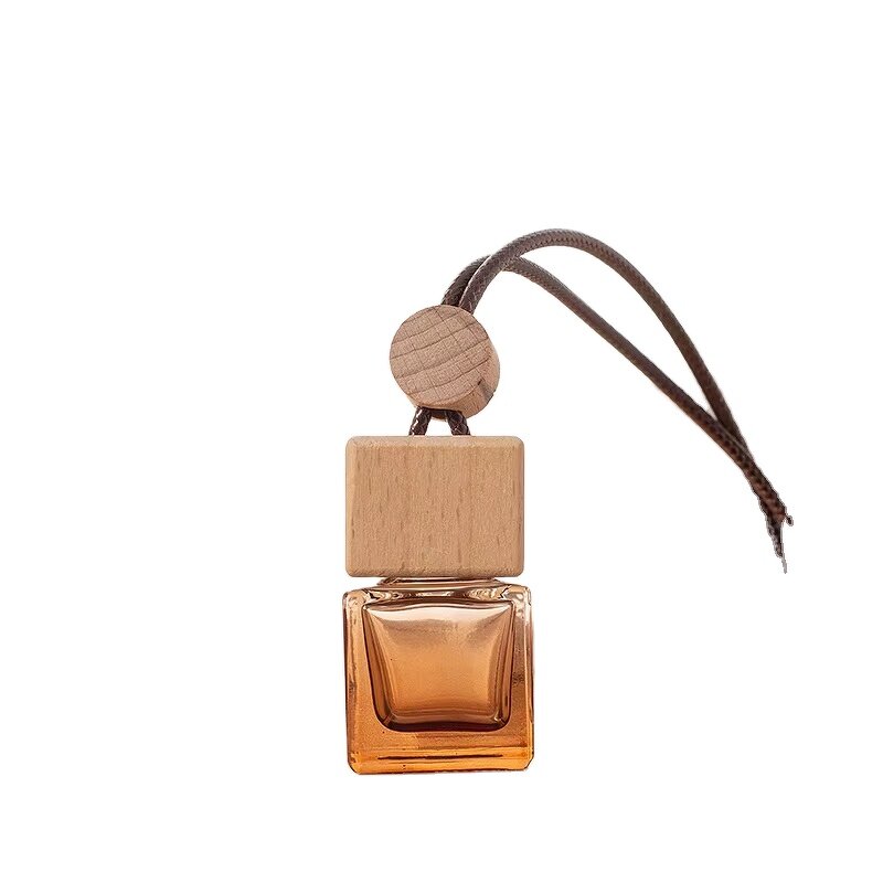 Glass Air Freshener Factory - OEM Clear 10ml Square Hanging Pendant Diffuser