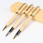 Bamboo Gift Set Supplier - OEM New Design UV Printing Pen Holder Set