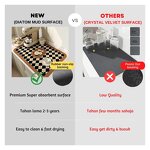 Diatomite Placemat Factory - OEM Multi-color Quick-Drying Absorbent Non-slip