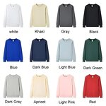 Solid Color Hoodie Factory - OEM Winter Trendy Crew Neck 100% Cotton Pullover
