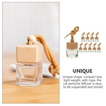 Car Air Freshener Manufacturer - OEM Hanging Empty Pendant Clear Glass Vials