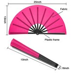 Double-Sided Folding Fan Manufacturer - OEM Large Martial Arts Dance Clack Fan