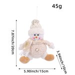 Christmas Tree Ornaments Supplier - OEM Cute Santa Claus Hanging Pendant Decor