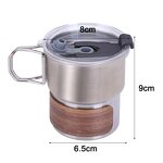 Portable Coffee Mug Factory - OEM 300ml Thickened 304 Stainless Steel Cup
